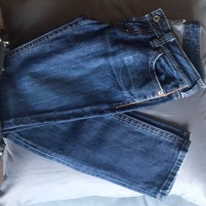 Blue Topshop Moto jeans w26 l32
